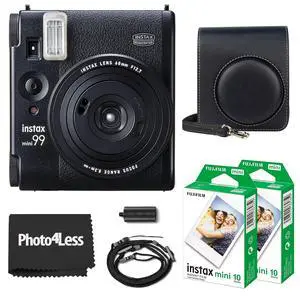 Instax Mini 99 Instant Film Camera Bundle with Instax Mini Instant Film (20 Sheets) with Accessories Including Protective Carrying Case Value Bundle Instax Mini 99 Instant Film Camera Bundle with Instax Mini Instant Film (20 Sheets) with Accessories Including Protective Carrying Case Value Bundle