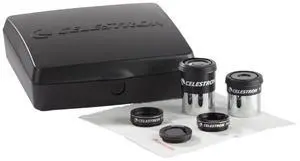PowerSeeker Telescope Accessory Kit Eyepieces & Filters | Essential Accessories for Beginning Astronomers, 2 Kellner Eyepieces, 3 Colored Filters, Lens Cleaning Cloth, For Beginners PowerSeeker Telescope Accessory Kit Eyepieces & Filters | Essential Accessories for Beginning Astronomers, 2 Kellner Eyepieces, 3 Colored Filters, Lens Cleaning Cloth, For Beginners
