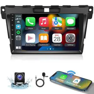 2G+64G Car Radio for Mazda CX-7 CX7 CX 7 2007 2008-2014 - Apple Carplay & Android Auto - 9 Inch Android 13 Stereo with WiFi/EQ/GPS + AHD Rear View Camera 2G+64G Car Radio for Mazda CX-7 CX7 CX 7 2007 2008-2014 - Apple Carplay & Android Auto - 9 Inch Android 13 Stereo with WiFi/EQ/GPS + AHD Rear View Camera