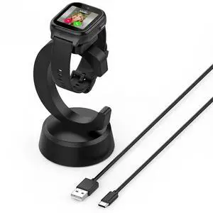 Charger Compatible with Cosmo Jr Track 5 4 3 Watch | Anti-Slip Charging Stand Dock with 3.35Ft USB Cable Cord, Smartwatch Accessories Charger Compatible with Cosmo Jr Track 5 4 3 Watch | Anti-Slip Charging Stand Dock with 3.35Ft USB Cable Cord, Smartwatch Accessories