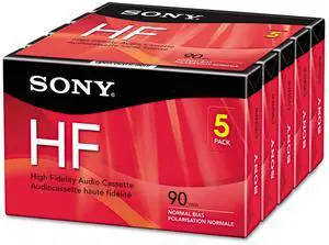5C90HFR 90-Minute HF Cassette Recorders 5-Brick 5C90HFR 90-Minute HF Cassette Recorders 5-Brick