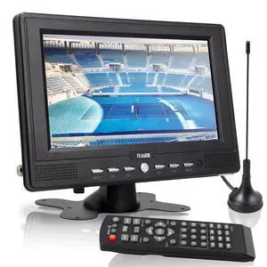 7 Small Portable TV with Antenna,Rechargeable Battery with Stand | Built-in Digital Tuner and FM,Equipped USB/TF card interfaces,Mini TV for Camping,Car 7 Small Portable TV with Antenna,Rechargeable Battery with Stand | Built-in Digital Tuner and FM,Equipped USB/TF card interfaces,Mini TV for Camping,Car