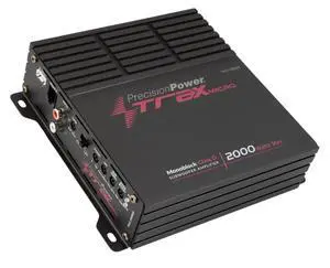 Trax Micro Monoblock Class D Car Stereo Amplifier TM1.2000D 2000W Single Channel Digital Subwoofer Amp with Wired Bass Control & High-Level Inputs for Powerful Audio Trax Micro Monoblock Class D Car Stereo Amplifier TM1.2000D 2000W Single Channel Digital Subwoofer Amp with Wired Bass Control & High-Level Inputs for Powerful Audio