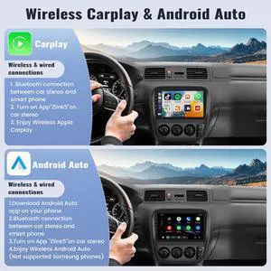 Android Car Stereo for Honda CRV 1997 1998 1999 2000 2001 Manual AC 2G+64G with Carplay Android Auto Mirror Link 9 inch Touchscreen with GPS Navigation WiFi 26UI Bluetooth FM Backup Camera Android Car Stereo for Honda CRV 1997 1998 1999 2000 2001 Manual AC 2G+64G with Carplay Android Auto Mirror Link 9 inch Touchscreen with GPS Navigation WiFi 26UI Bluetooth FM Backup Camera