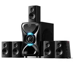 5.1 Home Theater Sound System Wireless Rear Satellite Speakers | 1000W Peak Punchy Bass 8 inch Subwoofer Surround Sound Systems with ARC Optical Bluetooth AUX Input for TV 5.1 Home Theater Sound System Wireless Rear Satellite Speakers | 1000W Peak Punchy Bass 8 inch Subwoofer Surround Sound Systems with ARC Optical Bluetooth AUX Input for TV