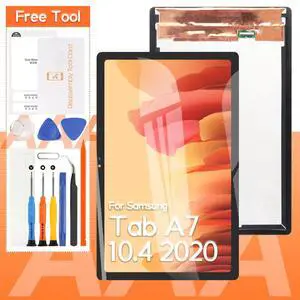 Screen Replacement For Samsung Galaxy Tab A7 10.4 SM-T500 SM-T505 LCD Display Touch Screen Digitizer Full Assembly,with Tools(Black) Screen Replacement For Samsung Galaxy Tab A7 10.4 SM-T500 SM-T505 LCD Display Touch Screen Digitizer Full Assembly,with Tools(Black)