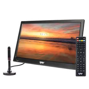 16" Portable TV LCD Monitor Battery Powered Wireless Capability HD-TV, HDMI, USB, RCA, AC/DC, FM Radio, Car Charger, Remote Control, Built in Stand Small Mini for Car & Traveling 16" Portable TV LCD Monitor Battery Powered Wireless Capability HD-TV, HDMI, USB, RCA, AC/DC, FM Radio, Car Charger, Remote Control, Built in Stand Small Mini for Car & Traveling