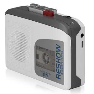Portable Cassette Player with Built-in Speaker, Tape Recorder for Music Playback & Voice Recording, Ideal for Students, Home, Travel and Nostalgic Music Lovers (Grey White) Portable Cassette Player with Built-in Speaker, Tape Recorder for Music Playback & Voice Recording, Ideal for Students, Home, Travel and Nostalgic Music Lovers (Grey White)