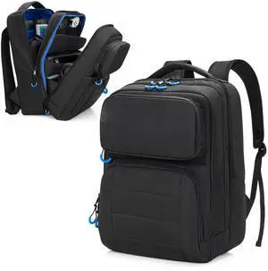 Carrying Backpack Compatible with Steam Deck, | Travel Case Bag with Separate Game Cards Holder, Multi-Pockets For Game Headset, Docking Station, Controllers Carrying Backpack Compatible with Steam Deck, | Travel Case Bag with Separate Game Cards Holder, Multi-Pockets For Game Headset, Docking Station, Controllers
