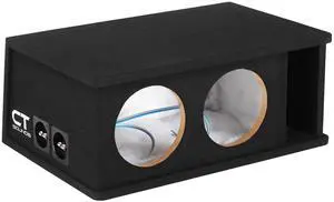 CT2X8 Dual 8 Kerf Port Universal-Fit Car Subwoofer Box CT2X8 Dual 8 Kerf Port Universal-Fit Car Subwoofer Box