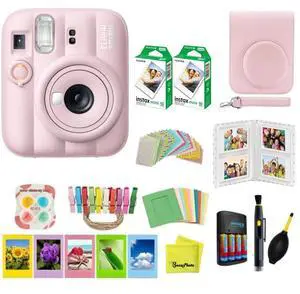 instax Mini 13 Instant Film Camera Bundle | Carrying Case, 20 Film Sheets, 4 x AA Battery Pack, Stickers, Photo Frames, Photo Album, Lens Filters, Cleaning Cloth + More instax Mini 13 Instant Film Camera Bundle | Carrying Case, 20 Film Sheets, 4 x AA Battery Pack, Stickers, Photo Frames, Photo Album, Lens Filters, Cleaning Cloth + More