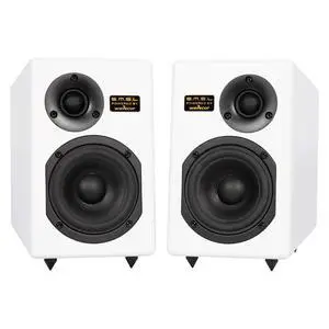 SMSL Bookshelf Speakers Tabebuia, Studio Hi-Fi Speakers for Home Audio Wavecor Custom Drivers, 100 Watts Per Channel, Audiophile HIFI Two-Way Bookshelf Desktop Surround Passive Speaker, White(Pair) SMSL Bookshelf Speakers Tabebuia, Studio Hi-Fi Speakers for Home Audio Wavecor Custom Drivers, 100 Watts Per Channel, Audiophile HIFI Two-Way Bookshelf Desktop Surround Passive Speaker, White(Pair)