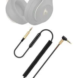 Studio3 Coiled Audio Cable for Beats Studio Pro, Solo4, Solo3 Headsets, 8ft | 3.5mm in-line Mic & Volume Control Headphone Cord for PS5 Xbox One Studio3 Coiled Audio Cable for Beats Studio Pro, Solo4, Solo3 Headsets, 8ft | 3.5mm in-line Mic & Volume Control Headphone Cord for PS5 Xbox One