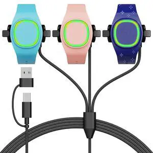 3-in-1 Charger Compatible with Disney-Magic Band Charger | USB-C and USB-A, Portable Charger for MagicBand+,Disney-Essentials 3-in-1 Charger Compatible with Disney-Magic Band Charger | USB-C and USB-A, Portable Charger for MagicBand+,Disney-Essentials