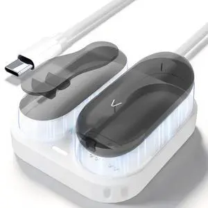 2-in-1 Magnetic Charging Dock for PLAUD NotePin Voice Recorder with USB-C Braided Cable, Fast Charging Replacement Accessory for NotePin AI Voice Recorder 2-in-1 Magnetic Charging Dock for PLAUD NotePin Voice Recorder with USB-C Braided Cable, Fast Charging Replacement Accessory for NotePin AI Voice Recorder