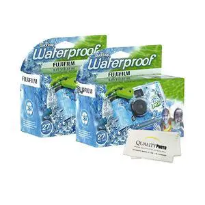 Quick Snap Waterproof 27 exposures 35mm Camera 800 Film, 1 Pack + Quality Photo Microfiber Cloth (2 Pack) Quick Snap Waterproof 27 exposures 35mm Camera 800 Film, 1 Pack + Quality Photo Microfiber Cloth (2 Pack)