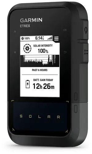 eTrex® Solar, Rugged & Easy-to-Use GPS Handheld | Essential Navigation Features, Solar Charging, High Resolution Screen, Multi-Band GPS, Water Resistant (IPX7) eTrex® Solar, Rugged & Easy-to-Use GPS Handheld | Essential Navigation Features, Solar Charging, High Resolution Screen, Multi-Band GPS, Water Resistant (IPX7)