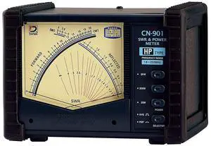 Daiwa CN-901HP Professional Series Cross Needle SWR and Power Meter for Amateur Device HF and VHF Bench Testing Antenna Tuning and Transmitter Output Measurement Daiwa CN-901HP Professional Series Cross Needle SWR and Power Meter for Amateur Device HF and VHF Bench Testing Antenna Tuning and Transmitter Output Measurement