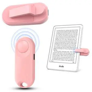 RF Remote Control Page Turner for Kindle Paperwhite,Kindle Accessories Remote Photo and Video for E-Book iPhone iPad Android Tablets Reading Novels Comics Remote Control Extenders(Pink) RF Remote Control Page Turner for Kindle Paperwhite,Kindle Accessories Remote Photo and Video for E-Book iPhone iPad Android Tablets Reading Novels Comics Remote Control Extenders(Pink)