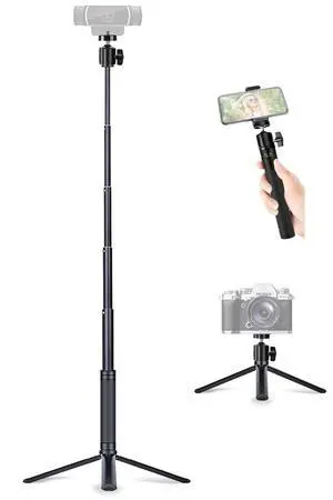 30" Tall Webcam Stand Tripod Extendable Desktop Tabletop Webcam Tripod Web camera Mount Aluminum Desk Tripods Stand for Logitech Brio Webcams C925e C922x C930e C922 C930 C920 C615 iPhone Camera 30" Tall Webcam Stand Tripod Extendable Desktop Tabletop Webcam Tripod Web camera Mount Aluminum Desk Tripods Stand for Logitech Brio Webcams C925e C922x C930e C922 C930 C920 C615 iPhone Camera