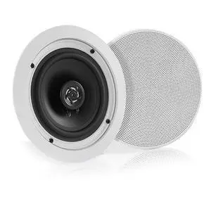 5.25 Pair Bluetooth Flush Mount In-wall In-ceiling 2-Way Speaker System Quick Connections Changeable Round/Square Grill Polyprone Cone & Polymer Tweeter Stereo Sound 150 Watt (PDICBT552RD) 5.25 Pair Bluetooth Flush Mount In-wall In-ceiling 2-Way Speaker System Quick Connections Changeable Round/Square Grill Polyprone Cone & Polymer Tweeter Stereo Sound 150 Watt (PDICBT552RD)