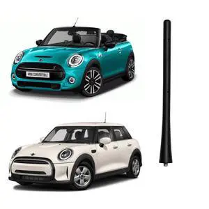 7 inch Antenna Mast Compatible with BMW Mini Cooper Select Models, Direct Replacement, Short Roof/Rear Antenna, Black Flexible Rubber 7 inch Antenna Mast Compatible with BMW Mini Cooper Select Models, Direct Replacement, Short Roof/Rear Antenna, Black Flexible Rubber