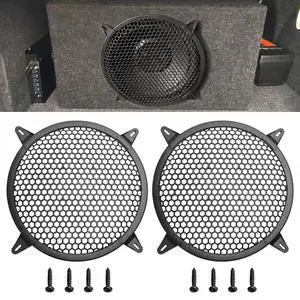 10 Inches Speaker Grill Cover: Plastic Honeycomb Hole Subwoofer Grill Cover Protector, Car Audio Speaker Grill Cover,(Pack of 2) 10 Inches Speaker Grill Cover: Plastic Honeycomb Hole Subwoofer Grill Cover Protector, Car Audio Speaker Grill Cover,(Pack of 2)