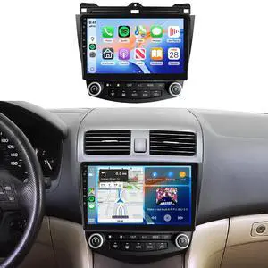 4G+64G for Honda Accord 7th 2003-2007 Car Radio Stereo with 1280x720 Touchscreen,5.0Bluetooth,Wireless Carplay Android Auto,DSP 32EQ,FM/RDS,GPS Chip,Split Screen,SWC,MirrorLink,Rear View Camera 4G+64G for Honda Accord 7th 2003-2007 Car Radio Stereo with 1280x720 Touchscreen,5.0Bluetooth,Wireless Carplay Android Auto,DSP 32EQ,FM/RDS,GPS Chip,Split Screen,SWC,MirrorLink,Rear View Camera