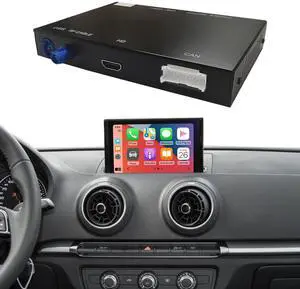 Wireless CarPlay Retrofit Kit Decoder for Audi A3/S3 | (2013-2018) | Android Auto & Mirror Link | Original Car Function Retained Wireless CarPlay Retrofit Kit Decoder for Audi A3/S3 | (2013-2018) | Android Auto & Mirror Link | Original Car Function Retained