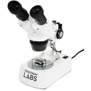Labs S10-60 Stereo Binocular Microscope for Lab or Classroom | 10x-60x Zoom Magnification, Stereo Binocular Viewing, Top & Bottom LED Illumination, 3D Views, Precision Zoom Control Labs S10-60 Stereo Binocular Microscope for Lab or Classroom | 10x-60x Zoom Magnification, Stereo Binocular Viewing, Top & Bottom LED Illumination, 3D Views, Precision Zoom Control