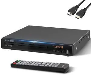 All Region HDMI DVD Player for TV, Multi Formats & Metal Housing, Compact CD Player with USB Port/Dolby Digital Sound for Smart TV, Elderly, Home Stereo System, Included HDMI Cable & Remote All Region HDMI DVD Player for TV, Multi Formats & Metal Housing, Compact CD Player with USB Port/Dolby Digital Sound for Smart TV, Elderly, Home Stereo System, Included HDMI Cable & Remote