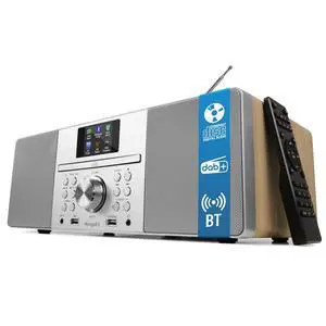MS1 CD Player, FM, Bluetooth, Powerful HiFi Music System,Maple | 2.4in colour display,60 presets,remote control,acoustic wooden cabinet,USB,AUX-in,headphone jack,dual alarms,EQ modes MS1 CD Player, FM, Bluetooth, Powerful HiFi Music System,Maple | 2.4in colour display,60 presets,remote control,acoustic wooden cabinet,USB,AUX-in,headphone jack,dual alarms,EQ modes