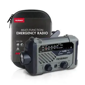 Multifunctional Hand Crank Weather Radio with LED Flashlights, SOS Alarm, Cell Phone Charger, AM/FM/NOAA Radio Frequencies, Ideal for Emergencies Multifunctional Hand Crank Weather Radio with LED Flashlights, SOS Alarm, Cell Phone Charger, AM/FM/NOAA Radio Frequencies, Ideal for Emergencies