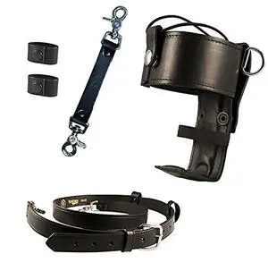 Firefighter's Bundle - Universal Radio Holder, Strap, & 2 Cord Keepers (Black, One Size, Leather) | Cord Keepers (Black, One Size, Leather) Firefighter's Bundle - Universal Radio Holder, Strap, & 2 Cord Keepers (Black, One Size, Leather) | Cord Keepers (Black, One Size, Leather)