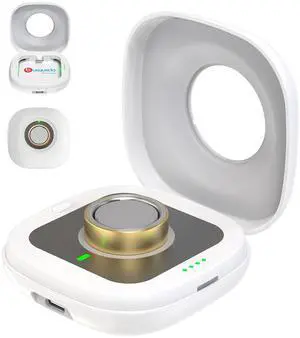 Wireless Charging Case for Oura Ring 4 Charger, Portable Travel Charging Station Fits All-Sized Ring Gen 4 Dock, 50-Day Runtime (Case Only) Wireless Charging Case for Oura Ring 4 Charger, Portable Travel Charging Station Fits All-Sized Ring Gen 4 Dock, 50-Day Runtime (Case Only)