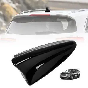 Shark Fin Antenna Cover,Car Roof Antenna Shell Compatible with for Kia Sorento w/GPS 2016 2017 2018,96210-C6110EB,Shark Fin Antenna Cap Lid Replacement,No 3mm Adhesive,Glossy Black Shark Fin Antenna Cover,Car Roof Antenna Shell Compatible with for Kia Sorento w/GPS 2016 2017 2018,96210-C6110EB,Shark Fin Antenna Cap Lid Replacement,No 3mm Adhesive,Glossy Black