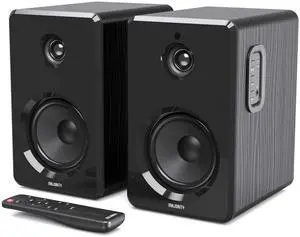 D40 Active Bookshelf Speakers | Powered Stereo Studio Speakers | Powerful Amplified 2.0 Channel Sound | Bluetooth, Optical, RCA, USB & Aux Playback | Digital Controls | HiFi Speakers D40 Active Bookshelf Speakers | Powered Stereo Studio Speakers | Powerful Amplified 2.0 Channel Sound | Bluetooth, Optical, RCA, USB & Aux Playback | Digital Controls | HiFi Speakers