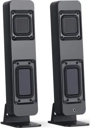 BMR1 V2 Nearfield Monitors Compact Desktop Speakers Black | BMR Drivers, Bluetooth & Analog Connectivity, Wide Soundstage, Wired/Wireless Powered Speakers for PC & Home Audio BMR1 V2 Nearfield Monitors Compact Desktop Speakers Black | BMR Drivers, Bluetooth & Analog Connectivity, Wide Soundstage, Wired/Wireless Powered Speakers for PC & Home Audio