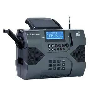 Emergency Radio Voyager Max KA900 Digital Solar Dynamo Crank Wind Up AM/FM/SW & NOAA Weather Stereo Radio Receiver with Bluetooth, Real-time Alert, MP3 Player, Recorder & Phone Charger, Black Emergency Radio Voyager Max KA900 Digital Solar Dynamo Crank Wind Up AM/FM/SW & NOAA Weather Stereo Radio Receiver with Bluetooth, Real-time Alert, MP3 Player, Recorder & Phone Charger, Black