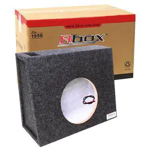 Atrend 8" Single Universal Truck Style Vented Subwoofer Enclosure - Mitered & Dado End Panels - Premium Carpeted Finish, Silver Spring-Loaded Terminal & 5/8" MDF Construction- Upgrade Your Audio Setup Atrend 8" Single Universal Truck Style Vented Subwoofer Enclosure - Mitered & Dado End Panels - Premium Carpeted Finish, Silver Spring-Loaded Terminal & 5/8" MDF Construction- Upgrade Your Audio Setup