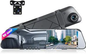 Mirror Dash Cam for Cars,4.5 Inch Rear View Mirror 1080P Front and Rear View Dual Cameras,Super Night Vision,Parking Assistance,24H Parking Monitor,Waterproof Backup Camera Mirror Dash Cam for Cars,4.5 Inch Rear View Mirror 1080P Front and Rear View Dual Cameras,Super Night Vision,Parking Assistance,24H Parking Monitor,Waterproof Backup Camera