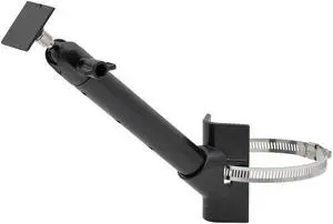 Solar Panel Pole Mount, Black | Universal 1/4-20 threaded bracket, fits 1.5-12 diameter poles, compatible with Ring/Eufy/Arlo/Wyze solar panels & more Solar Panel Pole Mount, Black | Universal 1/4-20 threaded bracket, fits 1.5-12 diameter poles, compatible with Ring/Eufy/Arlo/Wyze solar panels & more