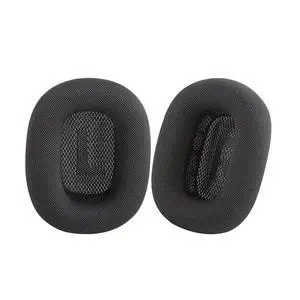 Replacement Earpads Ear Pad Covers Earmuffs Accessories with Memory Foam and Magnet, Mesh Fabric, Enhanced Noise Isolation, Compatible with airpods Max Ear Cushions -2 Pack, Space Gray, by Replacement Earpads Ear Pad Covers Earmuffs Accessories with Memory Foam and Magnet, Mesh Fabric, Enhanced Noise Isolation, Compatible with airpods Max Ear Cushions -2 Pack, Space Gray, by
