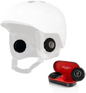 Chips Ultra 2.0 Headphones - True-Wireless Bluetooth Helmet Speakers for Skiing Snowboarding Biking and Power Sports Chips Ultra 2.0 Headphones - True-Wireless Bluetooth Helmet Speakers for Skiing Snowboarding Biking and Power Sports