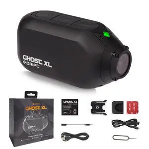 Drift Ghost XL 9 Hour Battery Action Camera, 1080P IPX7 Waterproof Helmet Camera, WiFi Remote Control Sport Cameras Wearable for Vlog Motorcycle Bicycle Cam Drift Ghost XL 9 Hour Battery Action Camera, 1080P IPX7 Waterproof Helmet Camera, WiFi Remote Control Sport Cameras Wearable for Vlog Motorcycle Bicycle Cam