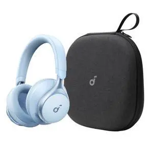 by Anker Space One Active Noise Cancelling Headphones, with Headphones Case, 2X Stronger Voice Reduction, 40H ANC Playtime, App Control, LDAC Hi-Res Wireless Audio by Anker Space One Active Noise Cancelling Headphones, with Headphones Case, 2X Stronger Voice Reduction, 40H ANC Playtime, App Control, LDAC Hi-Res Wireless Audio