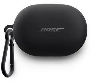 QuietComfort Earbuds Silicone Case Cover, Protective Silicone Exterior, with Aluminum Carabiner for Convenient Carrying, Black QuietComfort Earbuds Silicone Case Cover, Protective Silicone Exterior, with Aluminum Carabiner for Convenient Carrying, Black