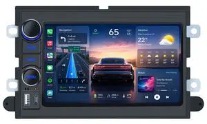 Car Radio Stereo for Ford F150 Radio 2004-2008: 7" HD Touch Screen Stereo Built-in Wireless Carplay Andriod Auto 5GWiFi GPS Bluetooth FM RDS SWC Mirror Link Free Camera Car Radio Stereo for Ford F150 Radio 2004-2008: 7" HD Touch Screen Stereo Built-in Wireless Carplay Andriod Auto 5GWiFi GPS Bluetooth FM RDS SWC Mirror Link Free Camera