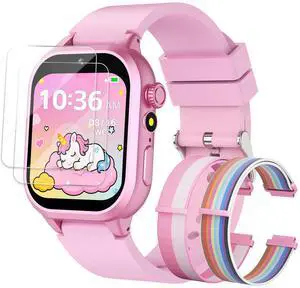 Smart Watch for Girls - Kids Watch with 39 Games, Built-in Camera, Video Recorder, Alarm, Calculator, Pedometer & Various Wallpapers Toys for Ages 4-12 Years Old Birthday Smart Watch for Girls - Kids Watch with 39 Games, Built-in Camera, Video Recorder, Alarm, Calculator, Pedometer & Various Wallpapers Toys for Ages 4-12 Years Old Birthday