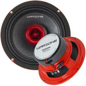 WZ65PS 6.5-Inch Mid-Range + Driver Speaker, 1000W Max, 4 Ohms, 20oz Magnet, Aluminum Dome Tweeter, and Steel Basket for Car Audio (2 Speakers) WZ65PS 6.5-Inch Mid-Range + Driver Speaker, 1000W Max, 4 Ohms, 20oz Magnet, Aluminum Dome Tweeter, and Steel Basket for Car Audio (2 Speakers)